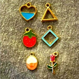 Assorted charms for jewelry making
